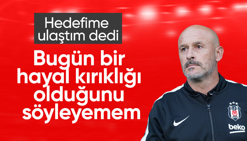 Vincenzo Italiano: Hayal kırıklığı olduğunu söyleyemem