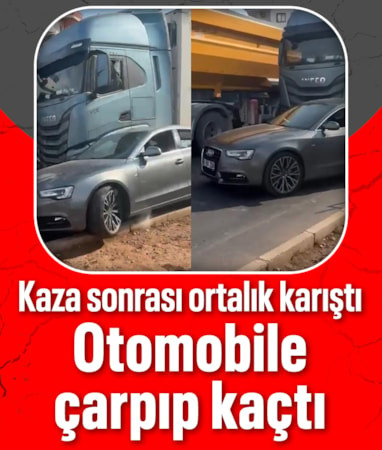 Mersin'de tır şoförü camını kıran sürücünün otomobiline çarpıp kaçtı