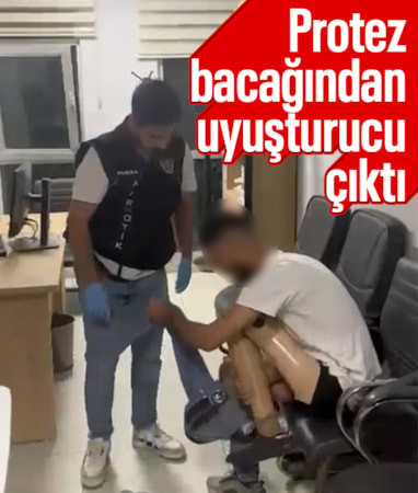 Bursa'da protez bacağından uyuşturucu çıkan yabancı uyruklu şahıs tutuklandı