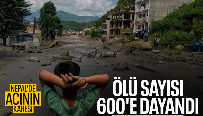 Nepal'deki selde can kaybı 543'e çıktı