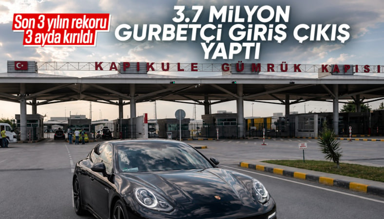 Trakya'da gurbetçi sezonunda 3,7 milyon yolcu giriş çıkış yaptı
