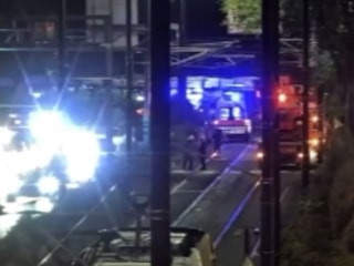 İstanbul'da iki tramvay kafa kafaya çarpıştı: Yaralılar var