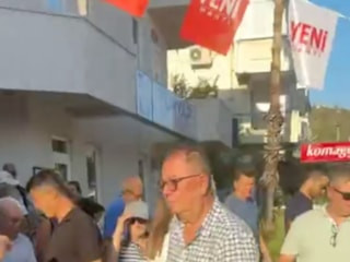 Yeni Parti'nin ilçe binası açılışında Haluk Levent'in müzikleri çalındı