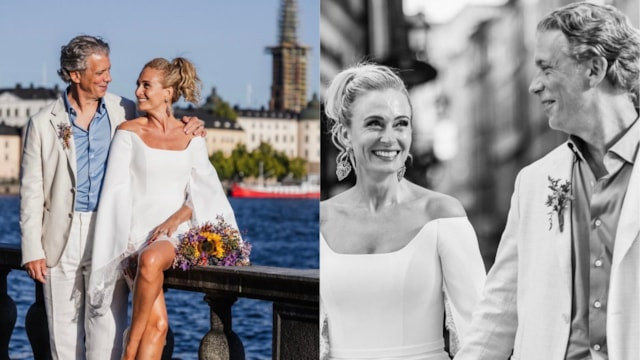 Ceyda Düvenci İsveç'te evlendi! Nikahtan fotoğraflar geldi