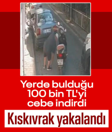İzmir'de noter çıkışı düşürülen 100 bin TL'yi alıp kaçtı