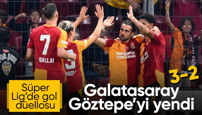 Galatasaray, Göztepe'yi üç golle geçti