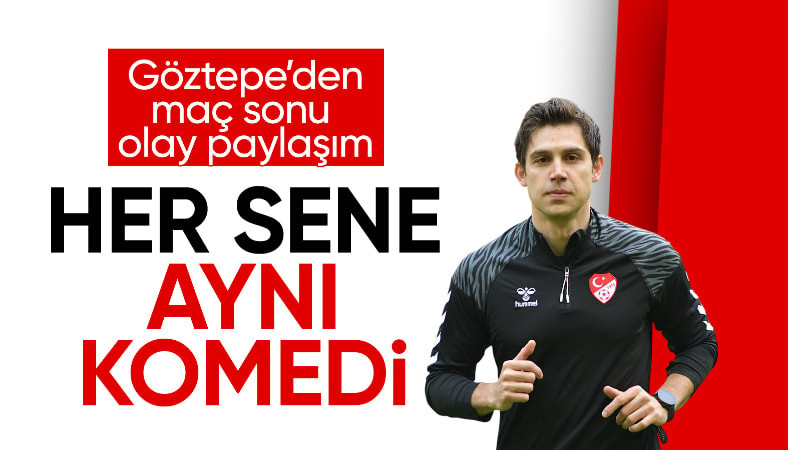 Göztepe'den Galatasaray maçı sonrası hakem tepkisi!