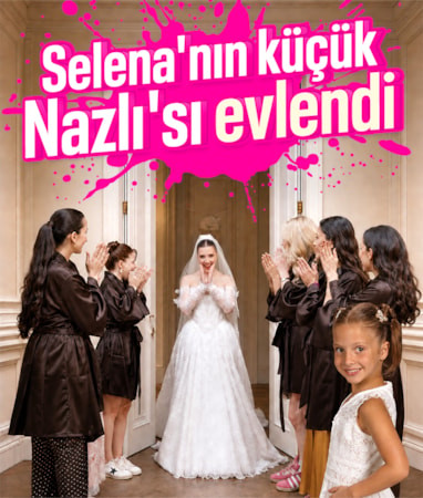 Selena'nın Nazlı'sı evlendi! Düğünden kareleri ilgi gördü