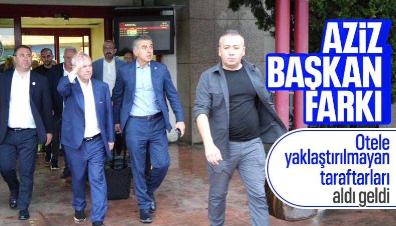 Fenerbahçe'yi karşılamaya giden taraftarlar uzaklaştırıldı: Devreye Aziz Yıldırım girdi!