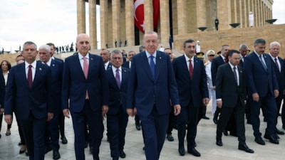 Cumhurbaşkanı Erdoğan Anıtkabir'de
