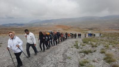 Zafer Bayramı için Erciyes'e tırmandılar