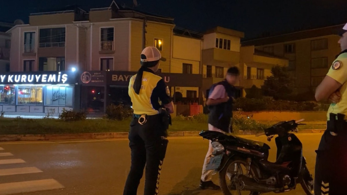 Bursa'da ehliyetsiz motosikletli 92 bin TL’lik cezayı duyunca "Kolay gelsin" deyip, gitti