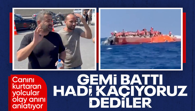 Girne'deki yolcu gemisinden kurtulan yolcular konuştu