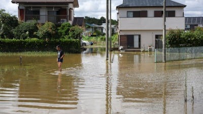 Japonya’da sel ve toprak kayması