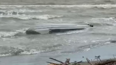 Samsun'da sahile yakın bölgede insansız deniz aracı bulundu