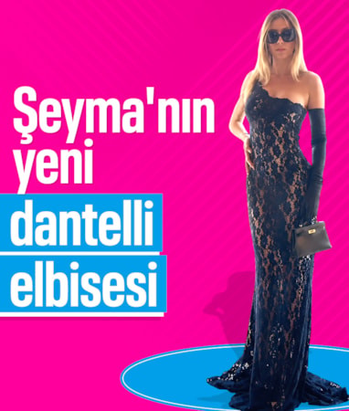 Şeyma Subaşı'dan yeni kareler! Dantelli elbisesine yorum yağdı