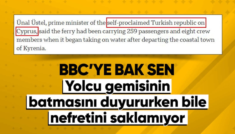İngiliz BBC, KKTC'nin acısı üzerinden siyaset devşirme çabası içine girdi