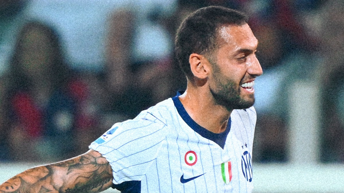 Inter, Hakan Çalhanoğlu'nun golüyle Cagliari'yi devirdi
