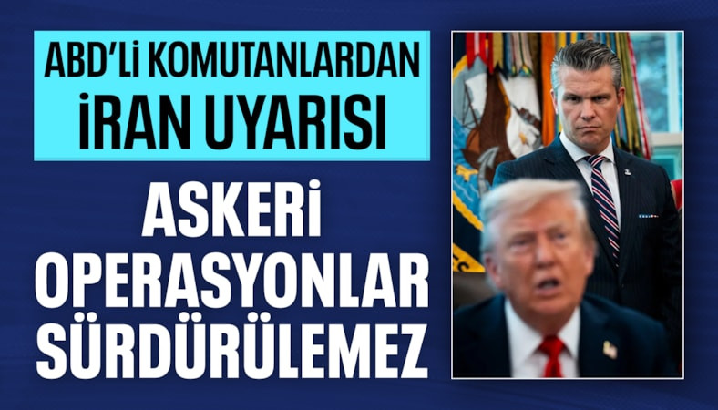 ABD yönetimine uyarı: İran'a saldırılar sürdürülemez