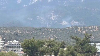 Balıkesir Kazdağları'nda çıkan orman yangınında 1 tutuklama