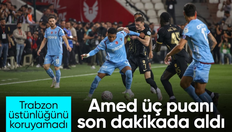 Trabzonspor, Amed Sportif Faaliyetler'e kaybetti