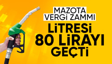 Motorine 3,60 lira vergi zammı geldi: Litresi 80 lirayı aştı