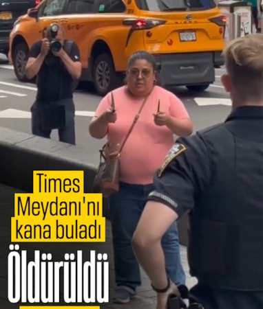 ABD'nin Times Meydanı'nda bıçaklı saldırı: Kadın saldırgan öldürüldü