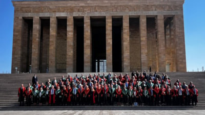 Yargıtay heyetinden adli yılın açılışı dolayısıyla Anıtkabir'e ziyaret