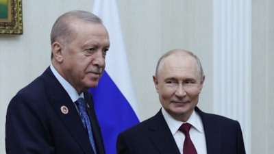 Cumhurbaşkanı Erdoğan, Putin ile bir araya geldi