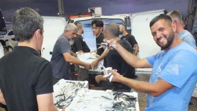Bandırma Balık Hali’nde yoğunluk yaşandı