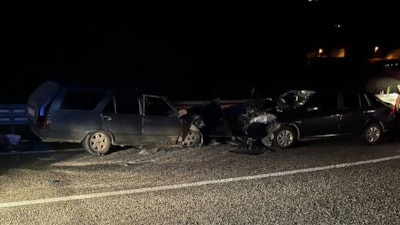 Giresun’da iki otomobil çarpıştı: 1 ölü 6 yaralı