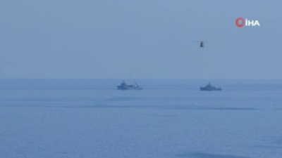 Girne’de arama çalışmaları 4’üncü gününde: TCG Alemdar çalışmalara katıldı