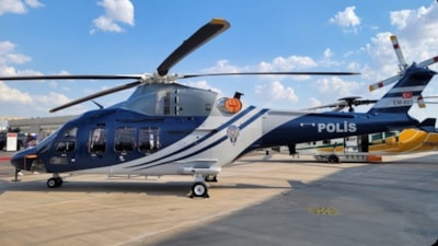 GÖKBEY helikopteri Emniyet Genel Müdürlüğü envanterine katıldı