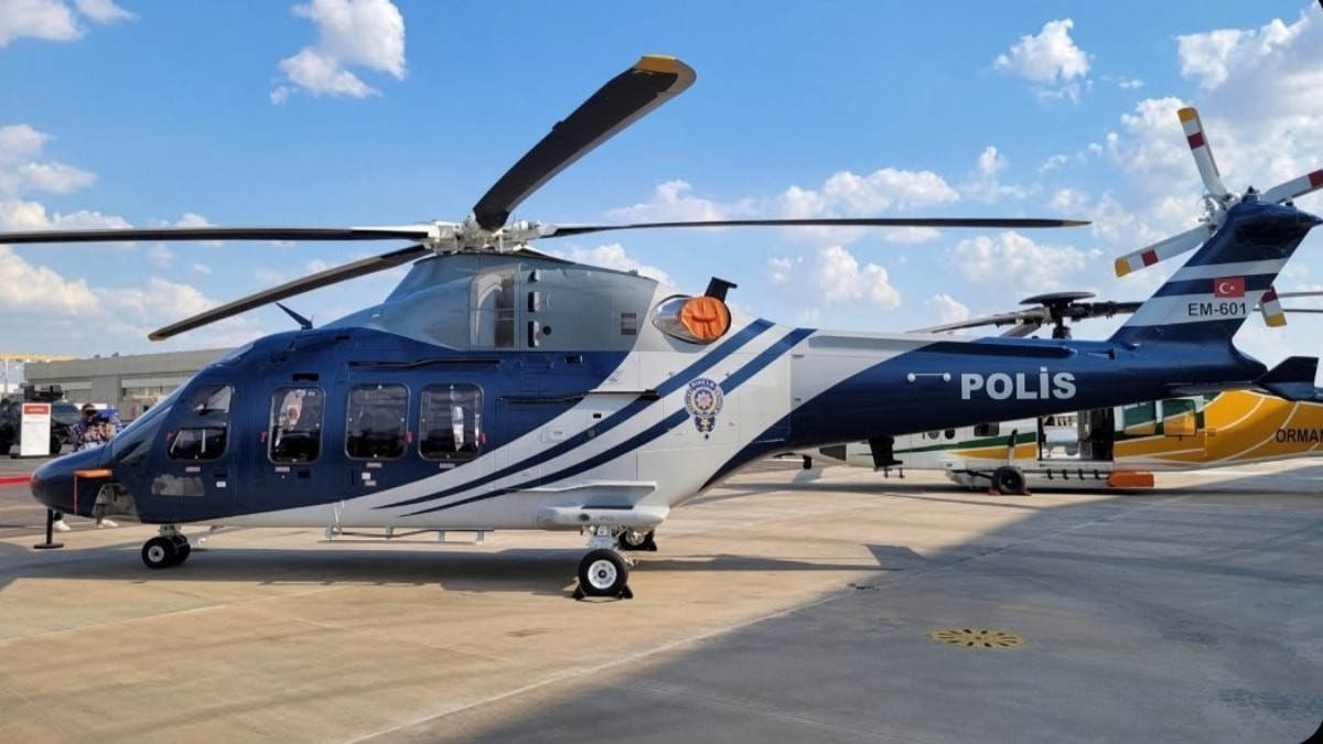 GÖKBEY helikopteri Emniyet Genel Müdürlüğü envanterine katıldı