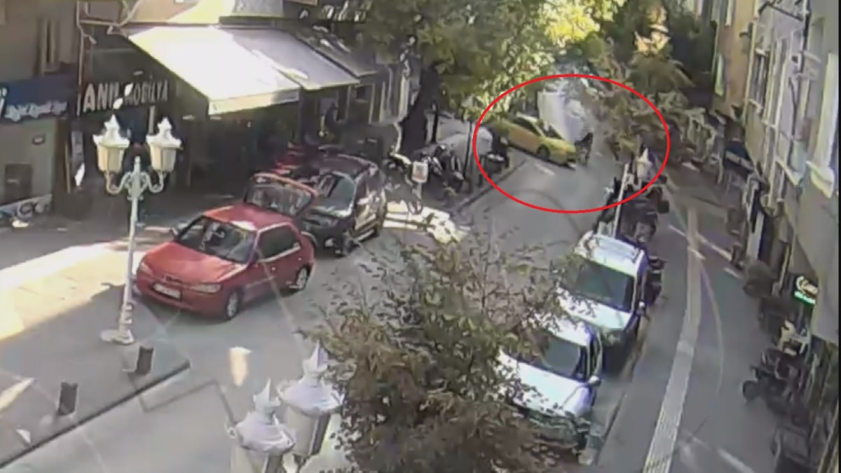 Amasya'da ehliyetsiz sürücünün kullandığı motosiklet taksiye çarptı