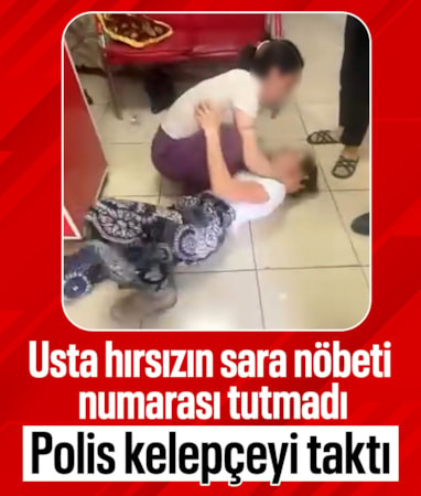 Adana'da hırsızlık yapan kadın, yakalanınca sara nöbeti numarası yaptı