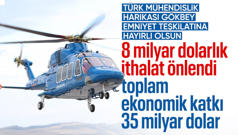 GÖKBEY helikopteri Emniyet envanterinde