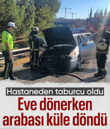 Antalya'da bir hafta sonra hastaneden taburcu oldu: Eve dönüş yolunda arabasını kaybetti