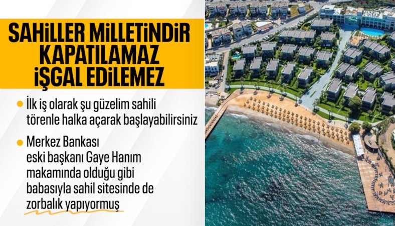 Merkez Bankası eski başkanı Hafize Gaye Erkan, Bodrum'daki evi ile gündemde