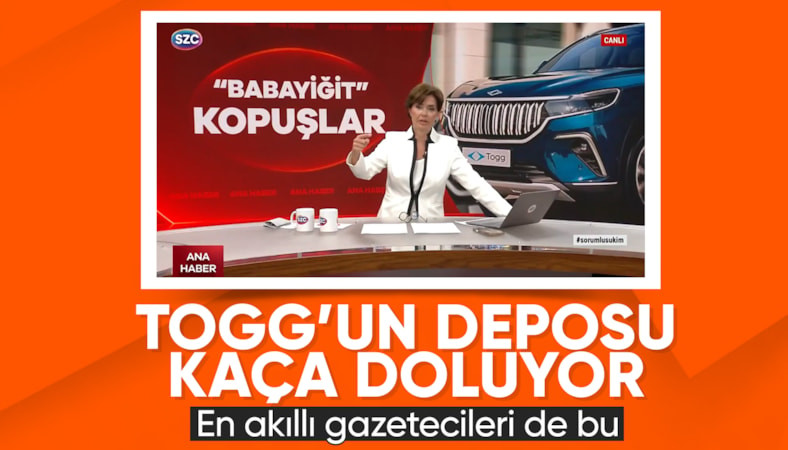 Özlem Gürses'ten canlı yayında Togg gafı