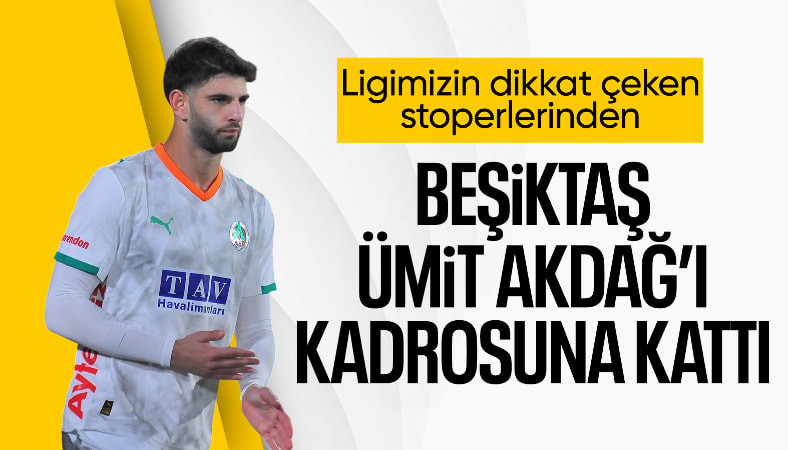 Beşiktaş, Alanyaspor forması giyen Ümit Akdağ ile anlaşmaya vardı