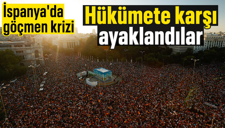 İspanya'da göçmen krizi sokağa taştı: Hükümetin istifasını istediler