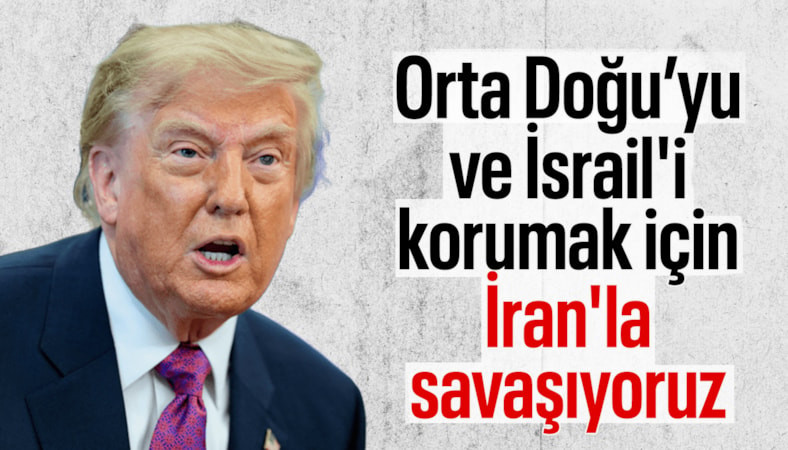 Trump: İran saldırılarını İsrail ve bölge için yaptık