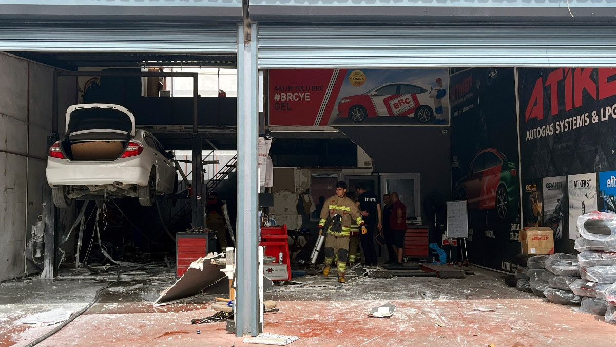 Edirne’de otomobil tamirhanesinde patlama: 1'i ağır, 2 yaralı