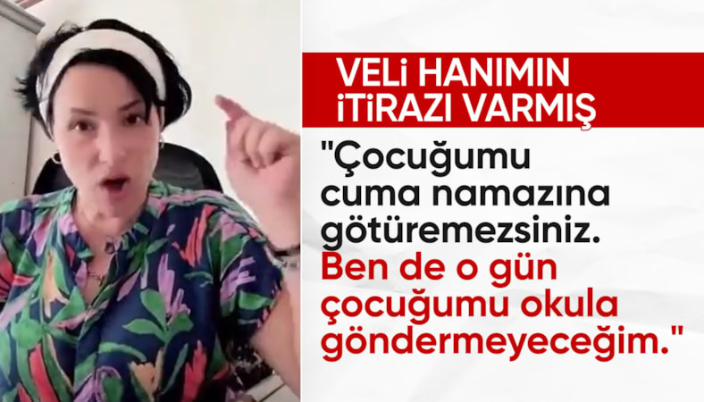 Bir veli, MEB'in Cuma Namazı uygulamasına tepki gösterdi