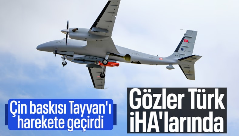 Çin baskısına karşı Tayvan'ın radarında Türk İHA'ları var