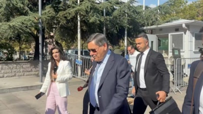 Melih Gökçek, ifade vermek üzere Ankara Adliyesi'nde