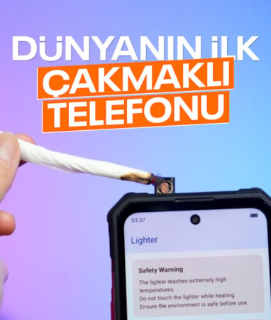 Dünyanın ilk çakmağa sahip akıllı telefonu: OUKITEL WP63