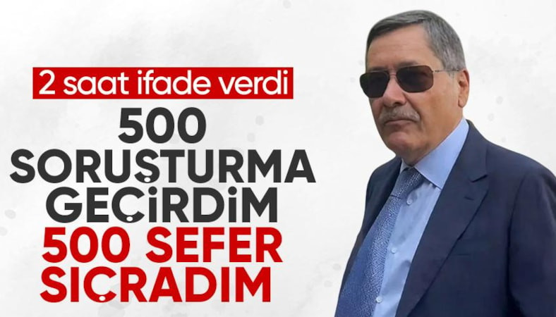 Melih Gökçek'ten ifade sonrası ilk açıklama: 500 soruşturma geçirdim, hepsinden takipsizlik aldım