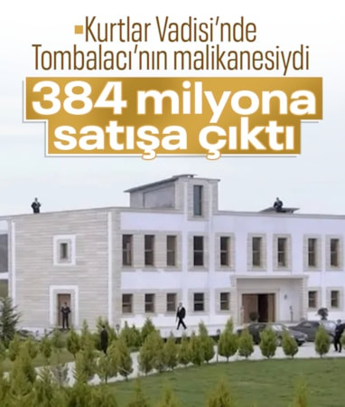 'Kurtlar Vadisi' dizisindeki malikane 384 milyon liraya satışa çıktı